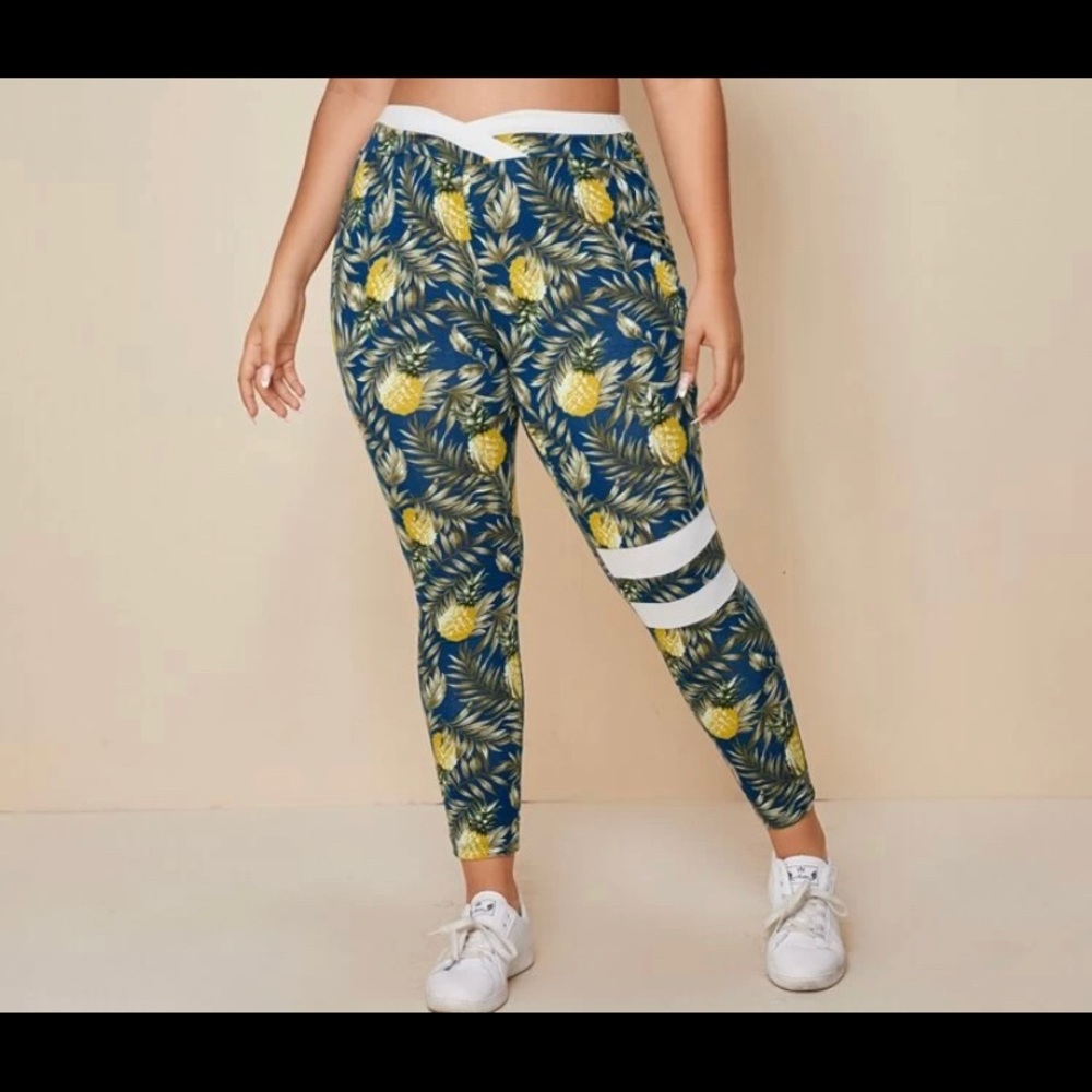 Pineapple Printed Leggings